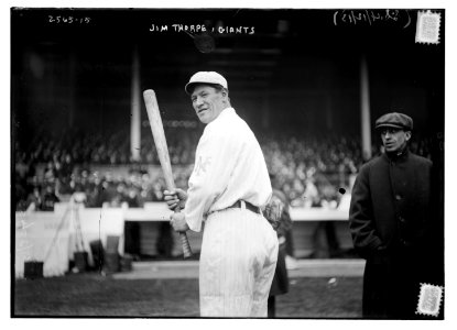 Jim Thorpe, New York NL, at Polo Grounds, NY (baseball) LCCN2014692176