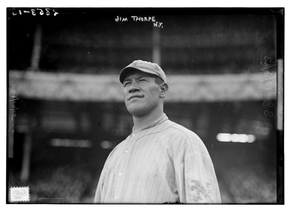 Jim Thorpe, New York NL, at Polo Grounds, NY (baseball) LCCN2014694437