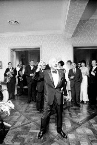 Jimmy Durante Performs at Private Reception in New York City JFKWHP-ST-A47-28-62