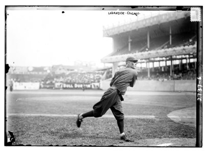 Jimmy Lavender, Chicago NL, at Polo Grounds, NY (baseball) LCCN2014693344