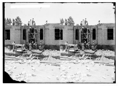 Jewish colonies and settlements. Tel Aviv. Process of building progressing LOC matpc.05830