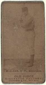 Jimmy McAleer, Cleveland Spiders, baseball card portrait LCCN2007686505
