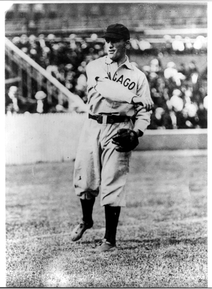 Jimmy Sheckard, Chicago NL, at Polo Grounds, New York (baseball) LCCN2001704372