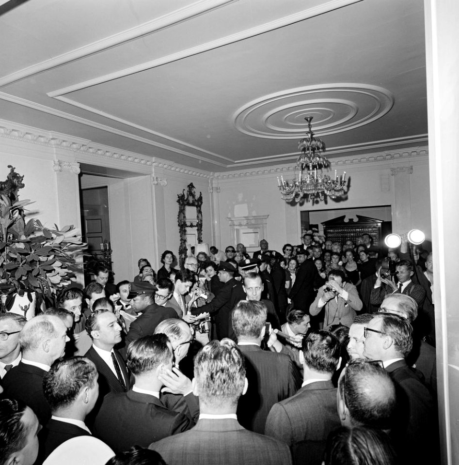 JFK attends conference with Arturo Frondizi