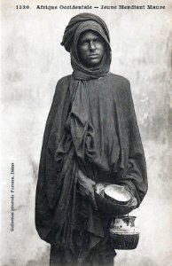 Jeune Mendiant Maure-Afrique Occidentale photo
