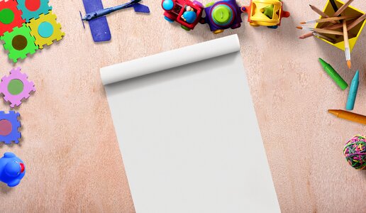 Drawing pad background image puzzle
