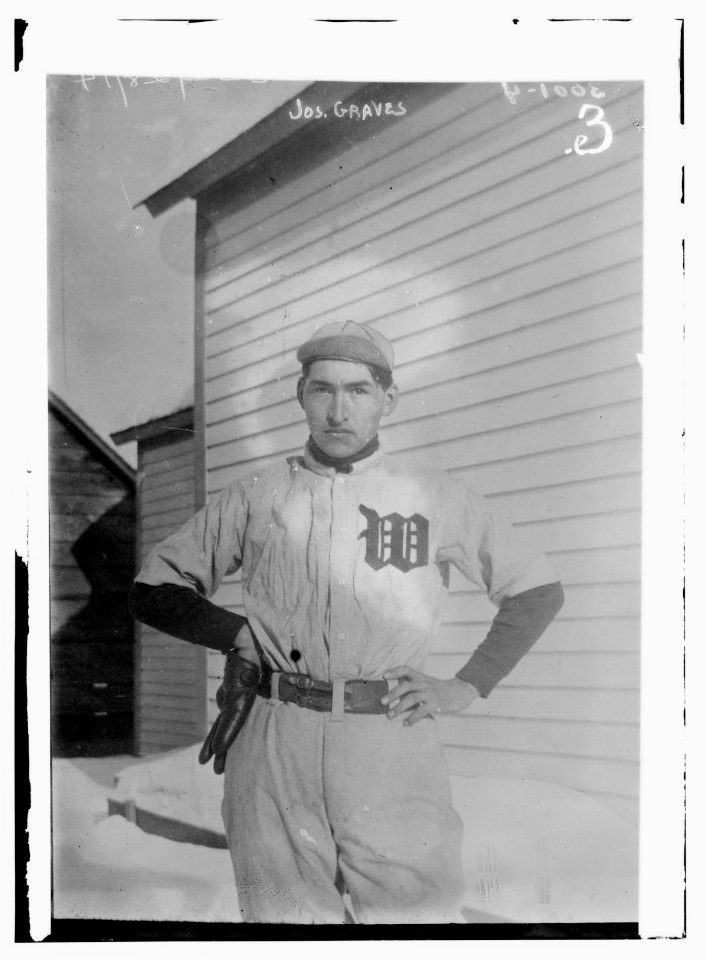 Joe Graves, pitcher, signed by Philadelphia AL & member of Chippewa tribe (baseball) LCCN2014695534