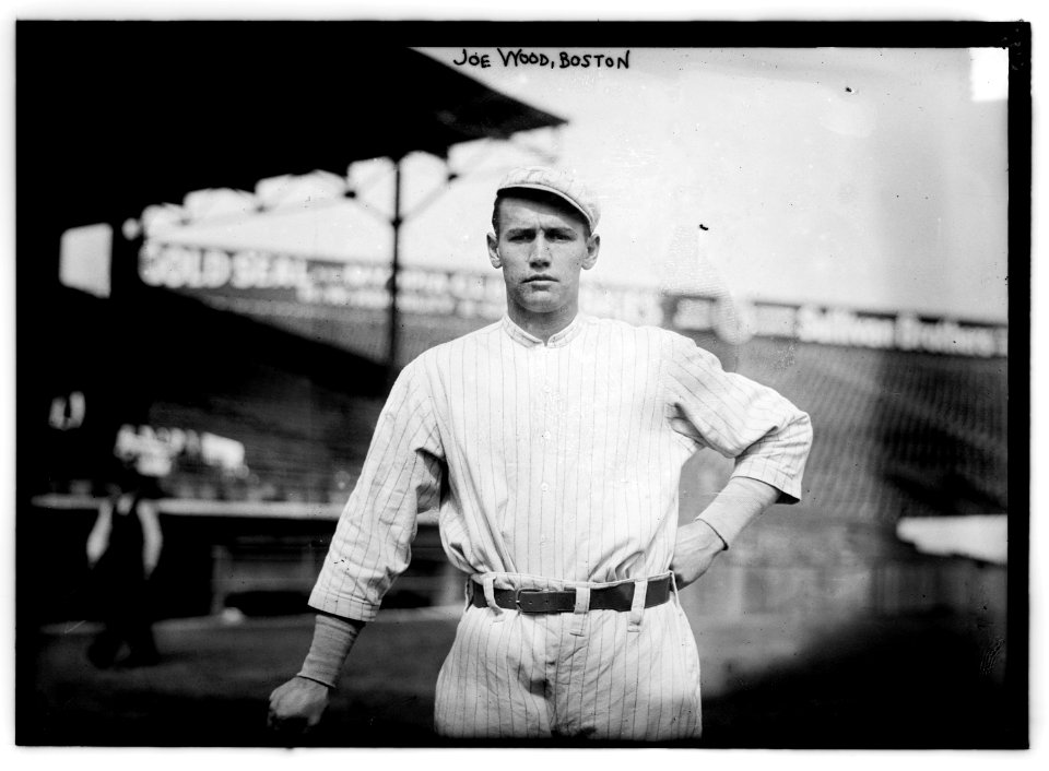 Joe Wood, Boston AL at Fenway Park, Boston (baseball) LCCN2014690766
