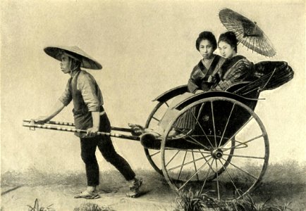 Jinricksha. Image from book of 1902