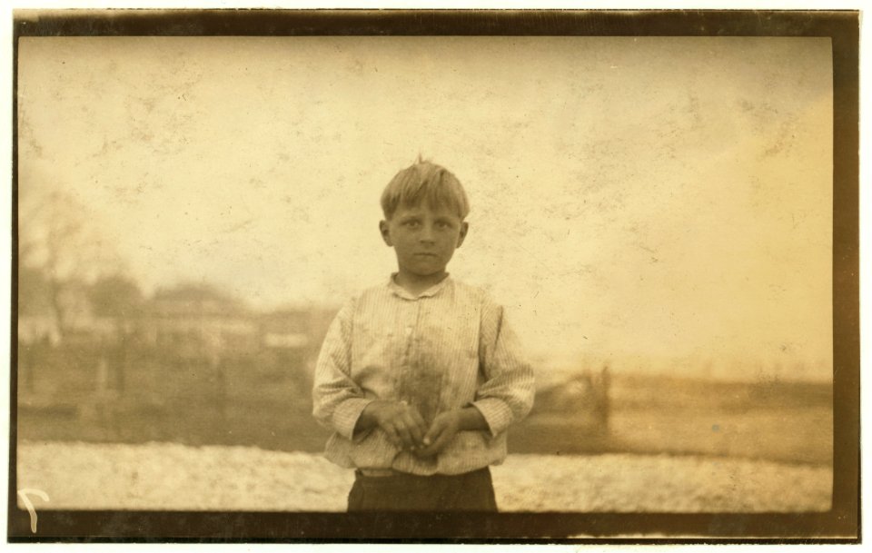 Joe Zadovitch, 7 years old. Said he has been working some. He was going home from the Pass Christian Cannery at 5 P.M. LOC nclc.01038