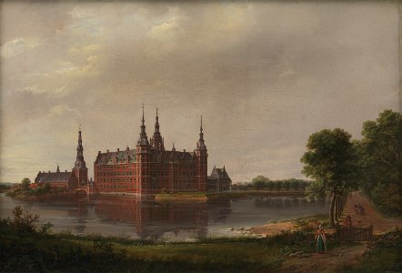Johan Christian Clausen Dahl - Frederiksborg Slot - Statens Museum for Kunst - KMS1290