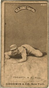 Jim Fogarty, Philadelphia Quakers, baseball card portrait LCCN2007686892