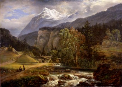 Johan Christian Claussen Dahl - Alpint landskap