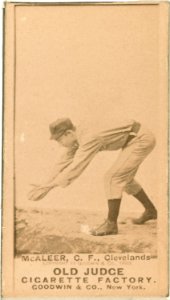 Jimmy McAleer, Cleveland Spiders, baseball card portrait LCCN2007686506