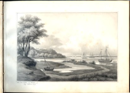 Johann Heinrich Wilhelm Kretschmer An der Elbe, bei Flottbeck. 29. October 1879 Erstveröffentlichung Premiere exklusiv über die Wikimedia Foundation 160 dpi