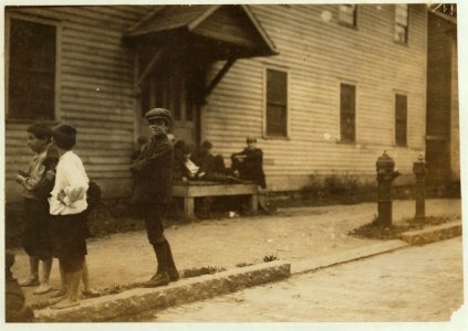 Joe Allard, 5 Tannery Yard. Sweeper in twisting room, Eclipse Mills, No. Adams. LOC nclc.02265