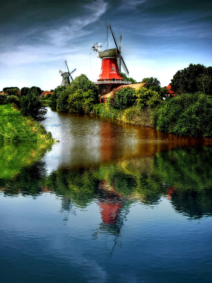 East frisia waters reflection