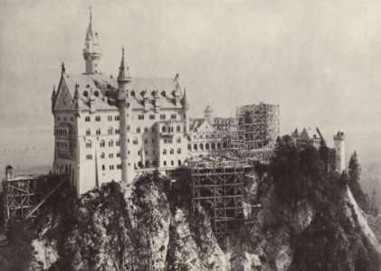 Johannes, Bernhard - Neuschwanstein – Baustelle des Schlosses (Zeno Fotografie)
