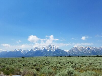 Mountain scenic wyoming