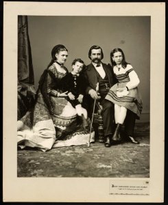 John Alexander Logan and family ... Logan was U.S. Senator from 1871-1885. LCCN2004670818