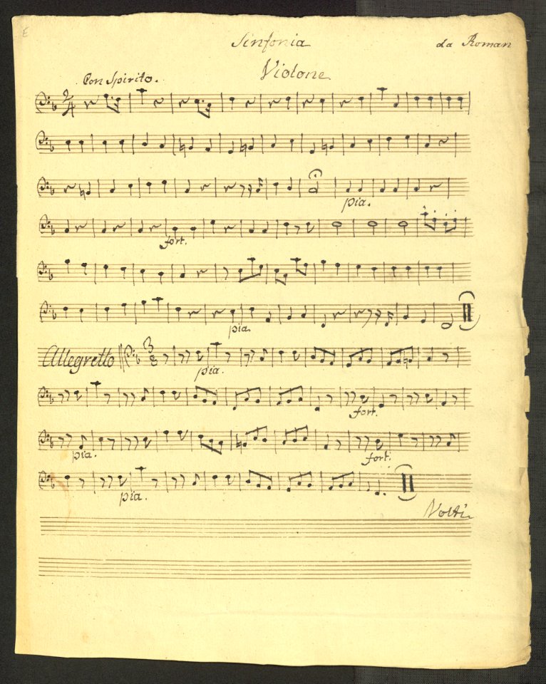 Johan Helmich Roman 14d Sinfonia F dur BeRI 10 - SMV - 0038