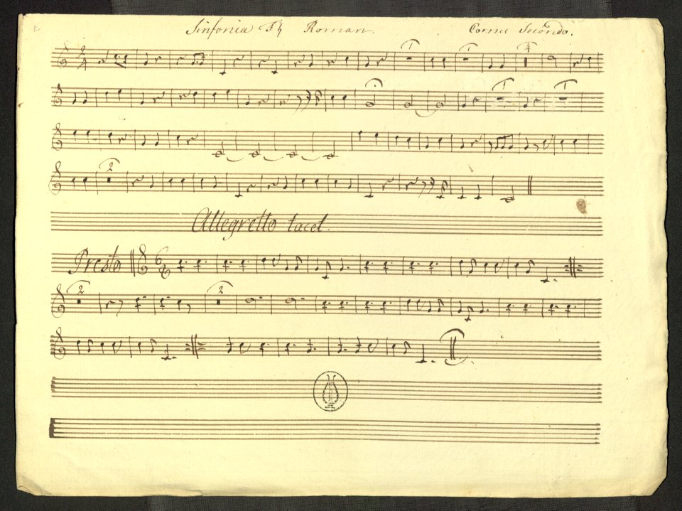Johan Helmich Roman 14d Sinfonia F dur BeRI 10 - SMV - 0046
