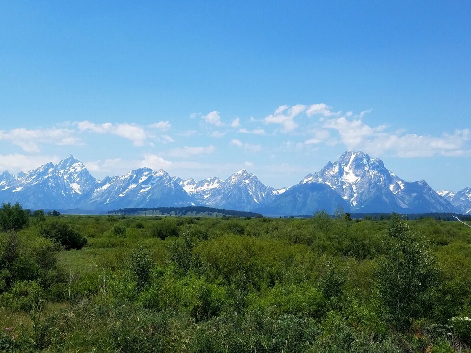 Mountain scenic wyoming