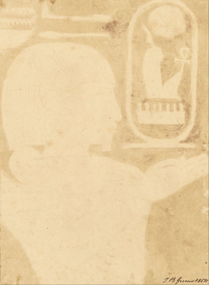 John Beasly Greene (American, born France - (Hieroglyphics, Figure Facing Right) - Google Art Project