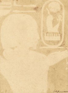 John Beasly Greene (American, born France - (Hieroglyphics, Figure Facing Right) - Google Art Project