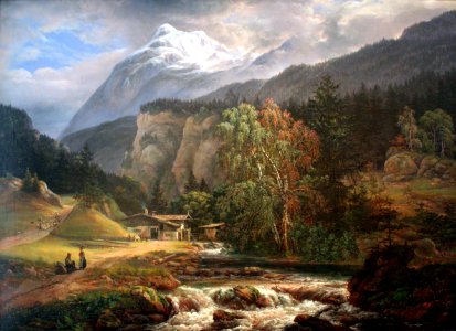 1821 Dahl Alpenlandschaft anagoria