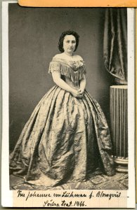Johanne von Lühmann, porträtt - SMV - H6 023