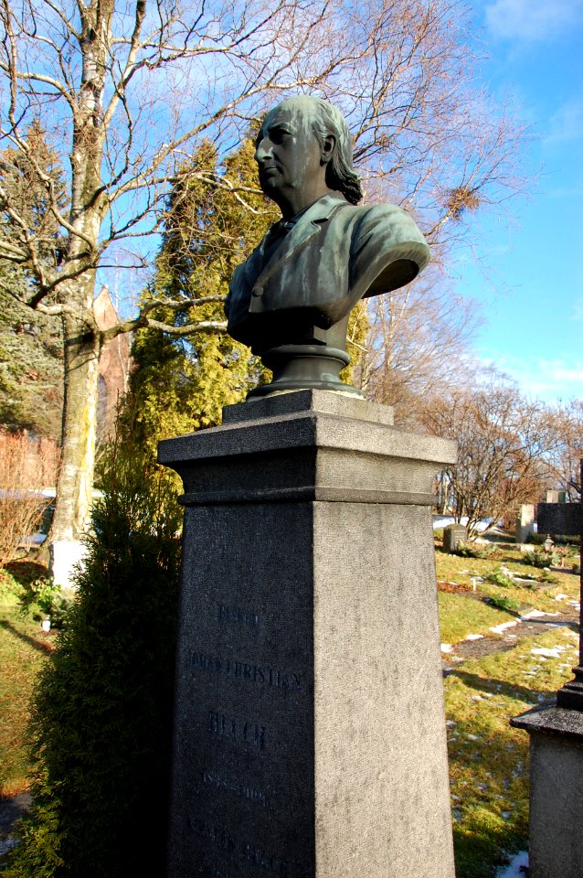 Johan Christian Heuch, gravminne på Vestre Aker kirkegård, Oslo, 2016-01-31, DSC 3566