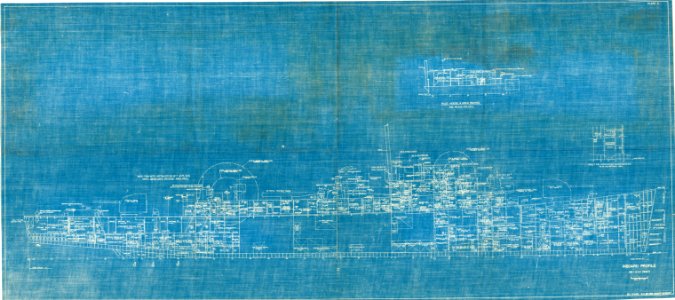 John C. Butler-class destroyer escort inboard profile, 29 September 1944 (20737477)