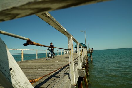 Seascape adelaide pier photo