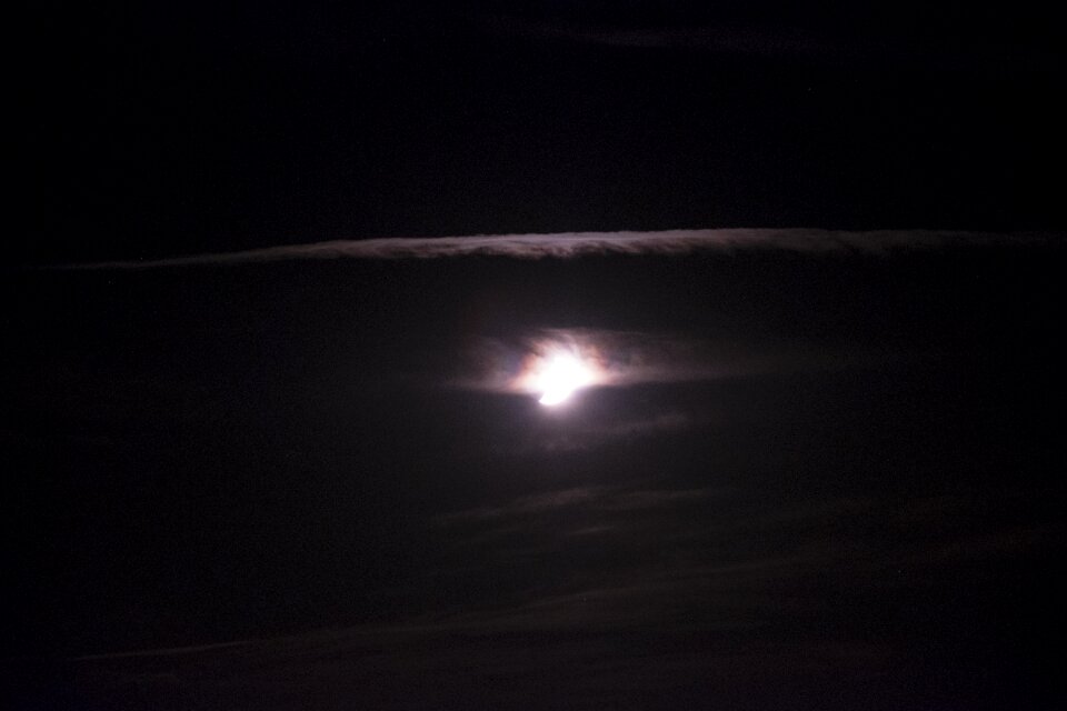 Moon moonlight clouds