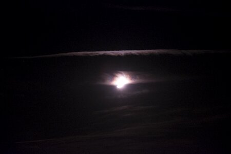 Moon moonlight clouds