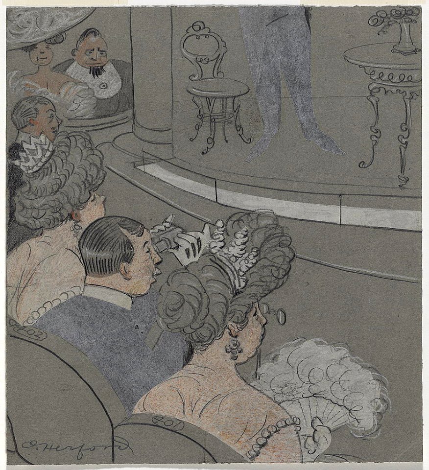 John Drew caricature