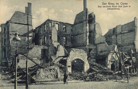 Johannisburg, Ostpreußen - Hotel Graf York in Johannisburg (Zeno Ansichtskarten)