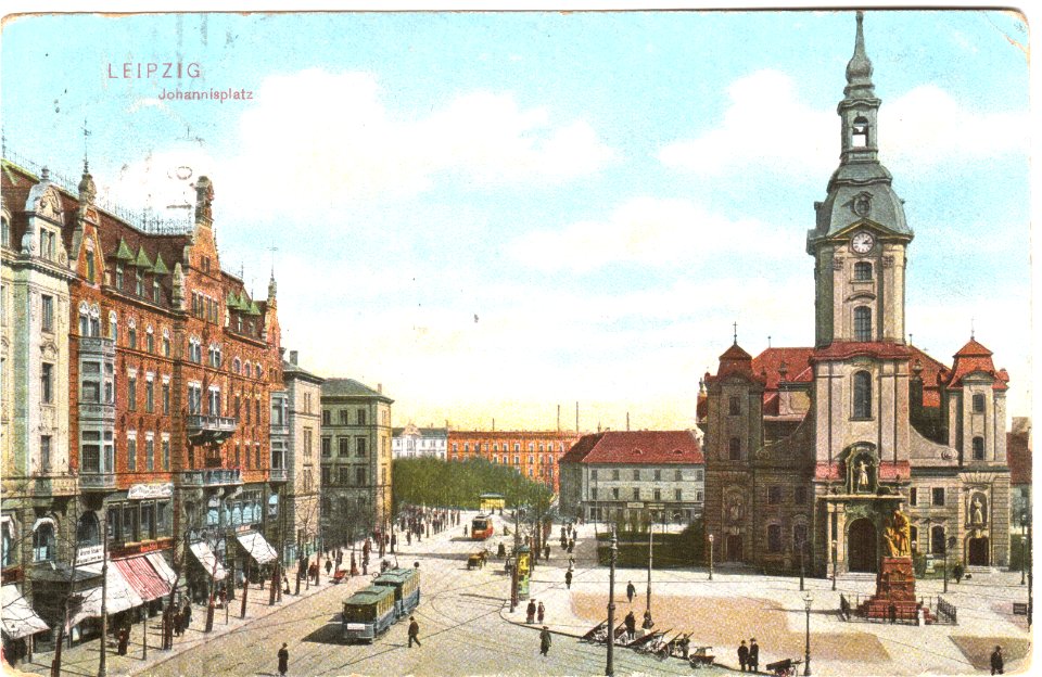 Johannisplatz - Leipzig, 1910 (1)
