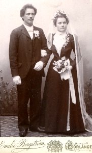 John & Esther Ridderstedt 1899 photo