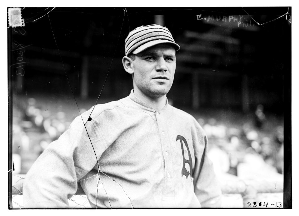 John E. Eddie Murphy, Philadelphia AL, at Polo Grounds, NY (baseball) LCCN2014694001