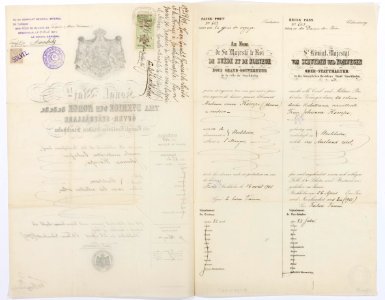 Johanna Kempes pass - Hallwylska museet - 102475