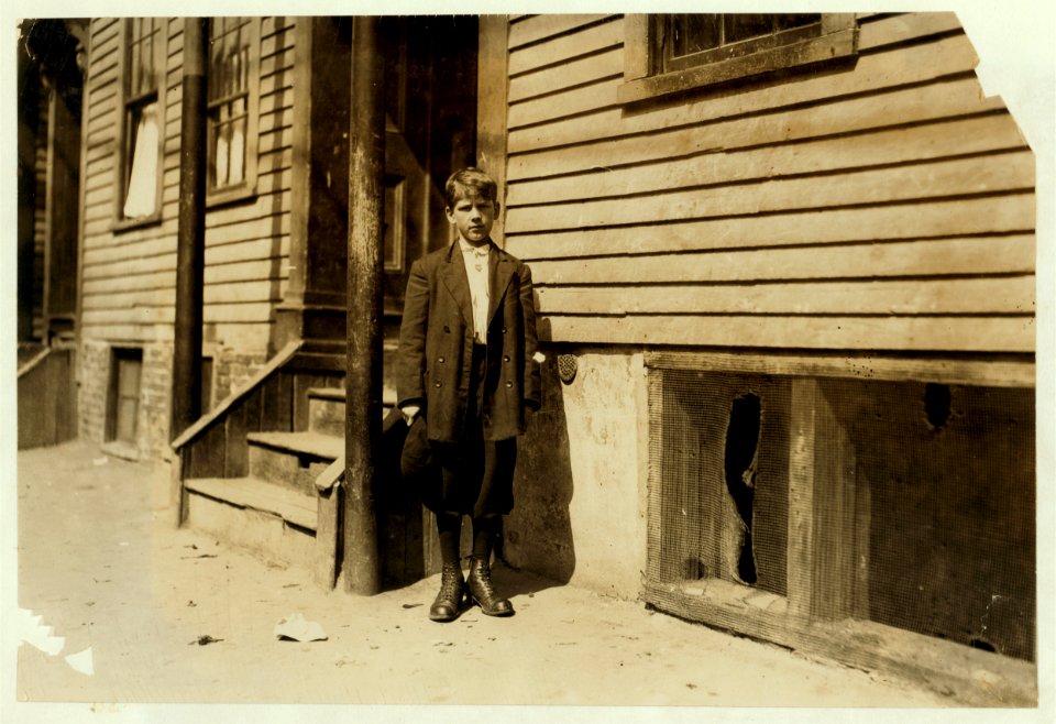 John Endyk, 90 Springfield St., been in Mill-room of Wood Mill one year. Birth certificate makes him 14. LOC nclc.02338