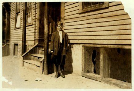 John Endyk, 90 Springfield St., been in Mill-room of Wood Mill one year. Birth certificate makes him 14. LOC nclc.02338