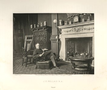 John Everett Millais by J. P. Mayall photo