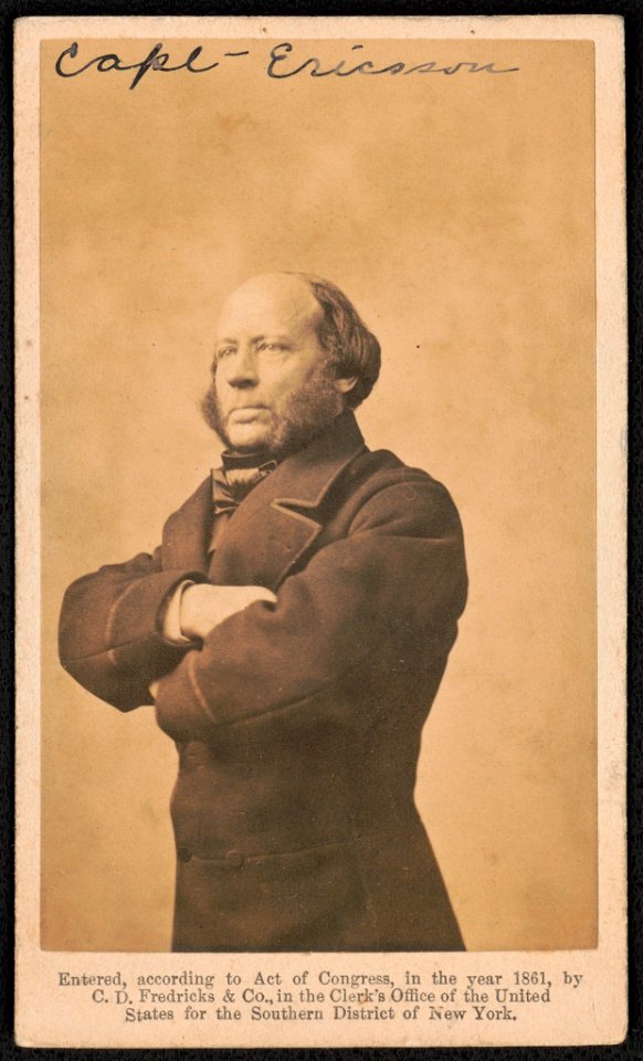 John Ericcson, designer of the USS Monitor - Charles D. Fredricks & Co., Specialité, 587 Broadway, New York LCCN2016646196