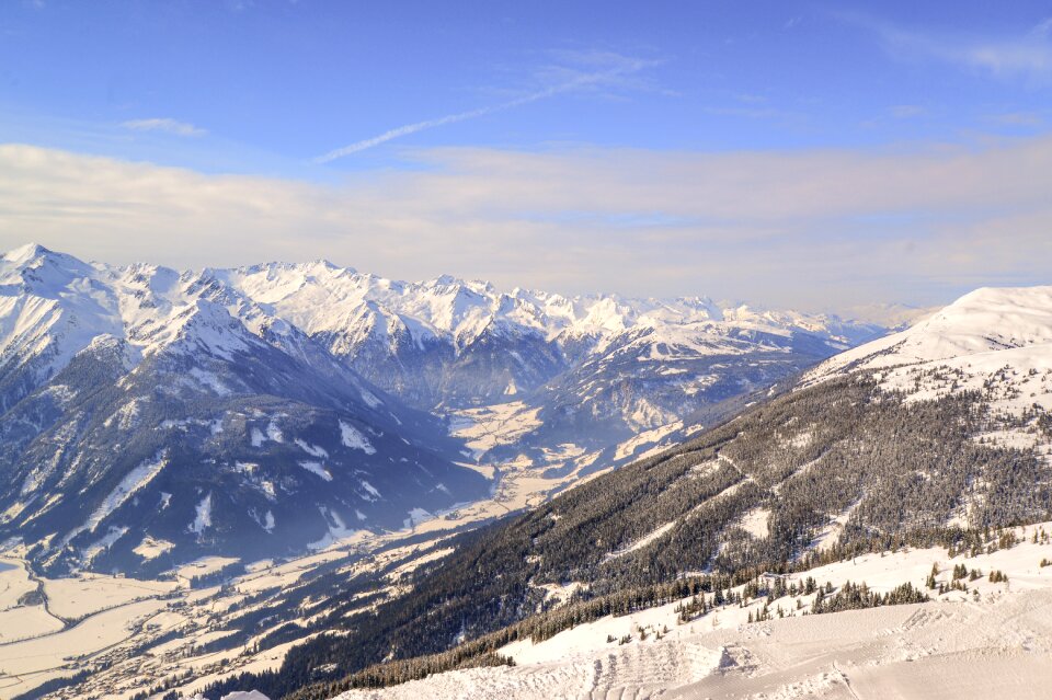 Mountain peak nature landscape