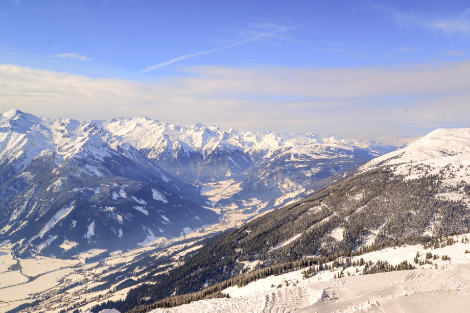 Mountain peak nature landscape photo