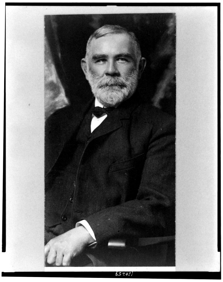 John G. Brady, half-length portrait, seated, facing front LCCN94502618