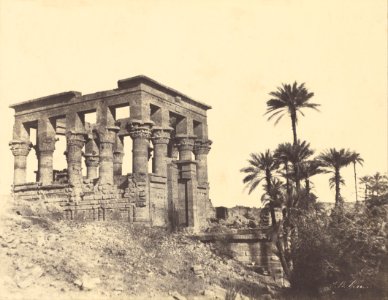 John Beasly Greene (American, born France - The Kiosk of Trajan, Philae - Google Art Project